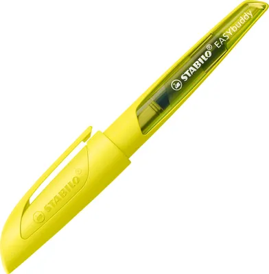 Produktbild von STABILO Schulfüller mit Standard-Feder M - EASYbuddy NEON in neongelb - blau (löschbar…