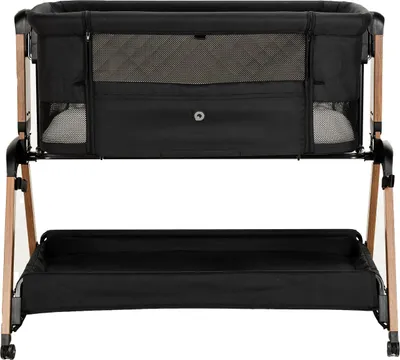 Produktbild von Qute Beistellbett Q-Breez Plus - Woody Black | Qute