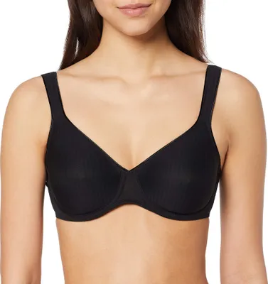 Zdjęcie produktu dla Triumph Modern Soft+Bawełna, Czarny, Fiszbina, Monochromatyczny, Damski, Zapięcie z tyłu, B