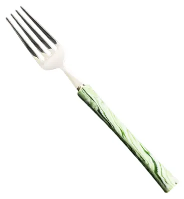 Produktbild von Besteckset aus Edelstahl 304 mit Griff, Messer, Gabel und Löffel, elegantes westliches Besteck, spülmaschinenfest, für Zuhause und Restaurant