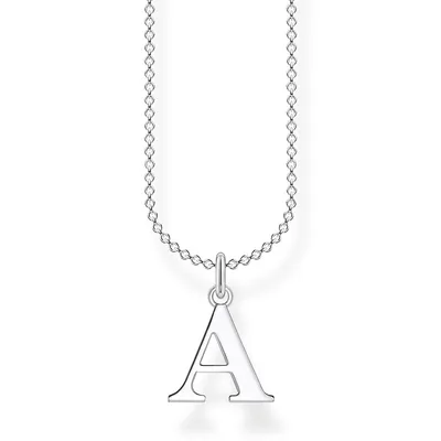 Productafbeelding van THOMAS SABO Ketting met de letter A, zilver 925