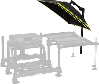 Produktbild von Fox Matrix Pro Bait Brolley 75x75cm - Schirm für Köderablage