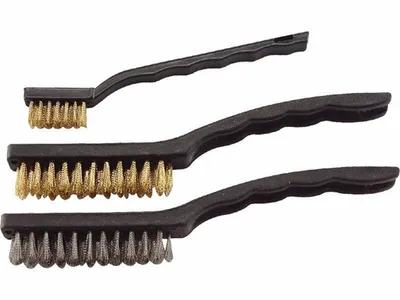 Produktbild von Kartáče ocelové, sada 3ks, 180mm, 2x225mm, vlnitý drát S 0,3mm a S 0,5mm