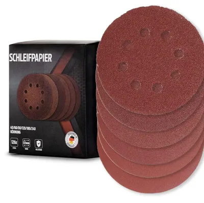 Produktbild von bestTools Set Schleifpapier Rund Körnung 40-240 für