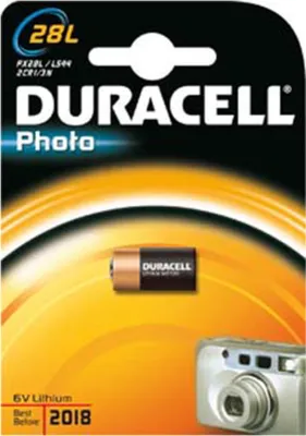 Produktbild von Duracell Duracell Lithium Fotobatterie, PX28L, 6 V, 200 mAh 75054619 (Knopfzelle)
