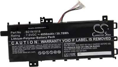 Produktbild von vhbw Akku kompatibel mit Asus VivoBook 15 X512FJ-EJ320T, X512FJ-EJ153T, X512FJ-EJ036R, X512FJ-EJ023T Notebook (4050 mAh, 7,6 V, Li-Polymer)