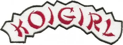 Produktbild von Aufnäher Patches - Koigirl - KO848 - Gr. ca. 12 cm