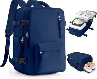 Productafbeelding van Reisrugzak 40x30x20 - Waterdicht - Grote reisrugzak - Handbagage voor vliegtuig