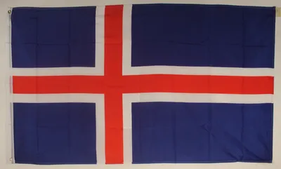 Produktbild von Island Flagge Großformat 250 x 150 cm wetterfest