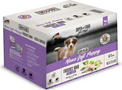 Produktbild von MAC's Dog Mono Soft Puppy Frisches Huhn