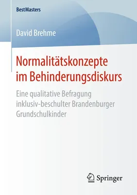 Produktbild von Normalitätskonzepte im Behinderungsdiskurs