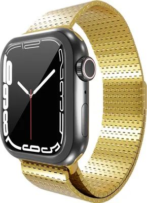 Produktbild von Strap-it Apple Watch Metall Mesh Armband (Gold) - Große: 38 - 40 - 41mm