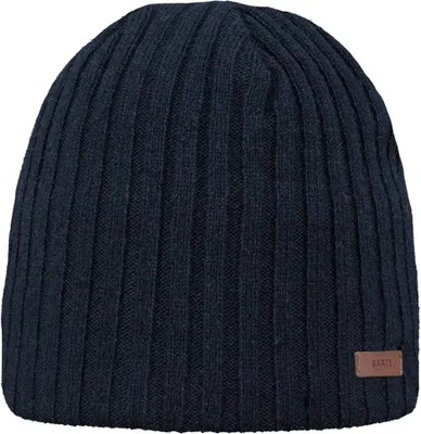 Image de Bonnet pour homme BARTS - Bonnet Haakon, taille unique, bonnet en laine, couleur marine unie