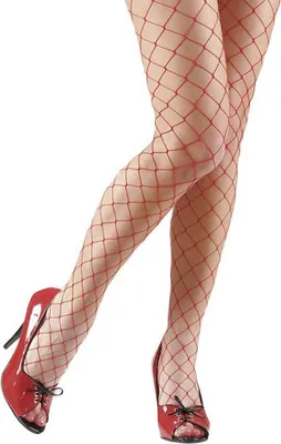 Immagine prodotto di Collant a rete da donna rosso
