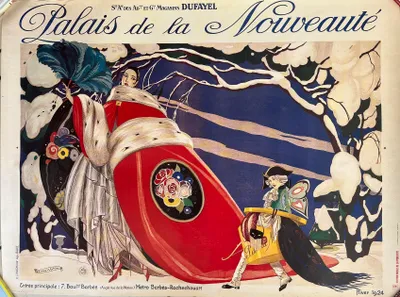 Zdjęcie produktu dla Palais de la NOUVEAUTÉ / Dufayel - Plakat - Bulwar Barbés - 59,5 x 79 cm