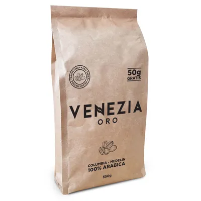 Zdjęcie produktu dla Kawa ziarnista Venezia Oro 550g Columbia Medelin świeżo palona