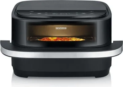 Immagine prodotto di Friggitrice senza olio SEVERIN Airfryer FR2464, capacità 4 litri, 2100 W, 10 programmi, funzione pizza, friggitrice ad aria calda