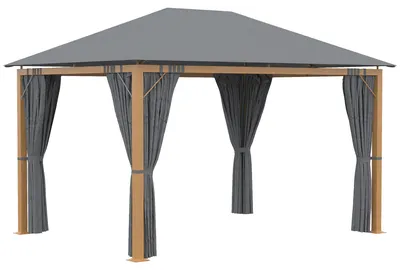 Obrázek produktu pro Zahradní přístřešek - Zahradní terasa - Krytá terasa - Pergola - Zahradní altán - Hliníková konstrukce