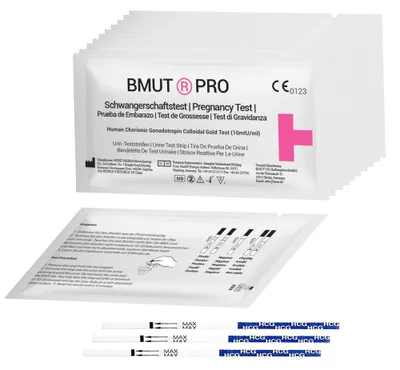 Produktbild von BMUT 20x Schwangerschaftstest 10 miu/ml ultraempfindlich