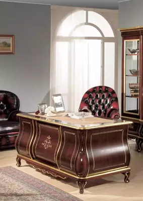 Produktbild von Hochwertiger Schreibtisch Arbeitszimmer Klassische Möbel Tisch Tische