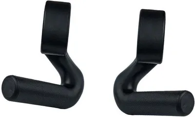 Obrázek produktu pro Unyqoos® Ergonomické hrazdy – 45° zakřivené úchopy, protiskluzová gumová povrchová úprava, lehký nylon, nosnost 200 kg, mobilní pro domácí i posilovací využití
