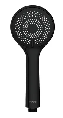 Produktbild von WENKO Duschkopf WATERSAVING Ø9,5cm Rund Handbrause Spa Feeling Regenstrahl Bad