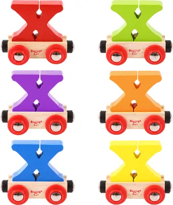 Produktbild von Bigjigs Rail Rail Buchstabenzug X (Der Lieferumfang umfasst nur EIN Stück)