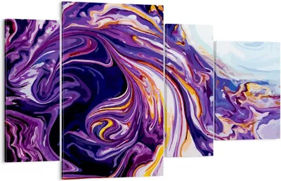 Produktbild von Bild auf Leinwand - Leinwandbild - Abstraktion modern - 120x70cm - Wand Bild - Wanddeko - Leinwanddruck - Bilder - Kunstdruck - Wanddekoration - Leinwand bilder - Wandkunst - DL120x70-4084