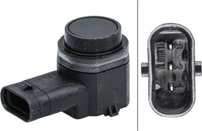 Produktbild von HELLA 6PX 358 141-471 Einparkhilfe Parksensor Gewinkelt für FORD Fiesta Mk6 Schrägheck (JA8, JR8) FOCUS III Turnier Kuga Mk2 (DM2) MONDEO IV Turnier