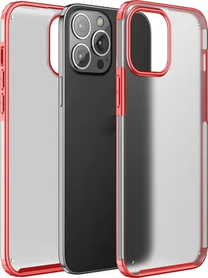 Produktbild von Mobigear Shockproof iPhone 13 Pro Max Hülle Hardcase Backcover Stoßfest - Rot