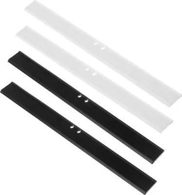 Produktbild von Ersatz-Gummiabzieher - 25cm - Duschabzieher - Glasabzieher - schwarz und weiß.