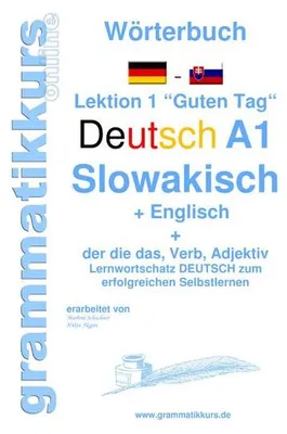 Immagine prodotto di Wörterbuch Deutsch - Slowakisch -  Englisch Niveau A1