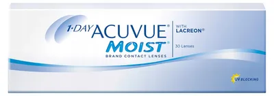 Soczewki kontaktowe Acuvue Moist 1-DAY 30 szt. BC: 8.5, Moc: -10,00 nawilża