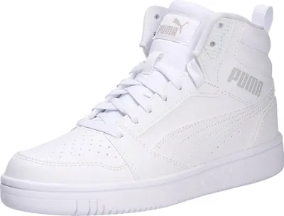 Produktbild von Puma Rebound V6 Mid Jr White-Cool Light Gray Größe EU 37