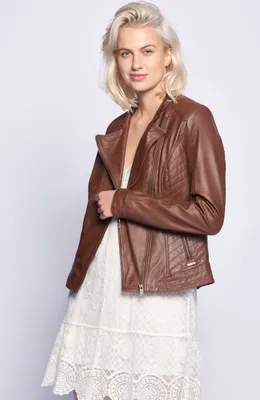 Produktbild von Maze Lederjacke Sally Damen brown XS