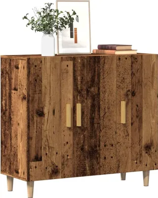 Produktbild von vidaXL Sideboard Altholz-Optik 90x34x80 cm Holzwerkstoff