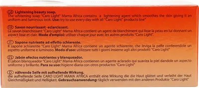 Zdjęcie produktu dla Caro Light rozjaśniające mydło upiększające 200g