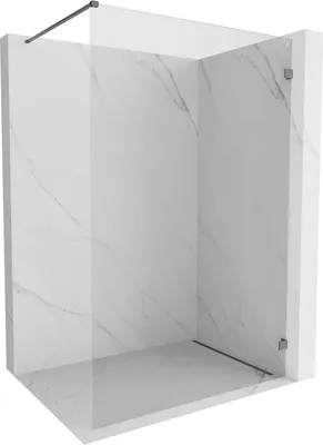 Image de Mexen Lunar paroi de douche Walk-in droite 160 x 200 cm, transparent 8 mm, gun metal - 830-160-000-95-00-P