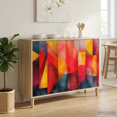Produktbild von vidaXL Sideboard HEESCH Sonoma 102 x 33 x 75 cm Holzwerkstoff