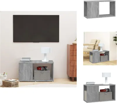 Image de vidaXL Armoire TV Gris Sonoma 60x24x32 cm Bois composite - Meuble TV