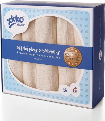 Obrázek produktu pro XKKO Organic 70x70 Staré časy - natural - 5ks