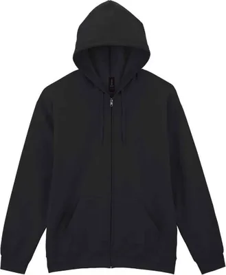 Produktbild von Gildan - "Softstyle" Hoodie mit durchgehendem Reißverschluss für Herren/Damen Uni LT2495 (3XL) (Schwarz)