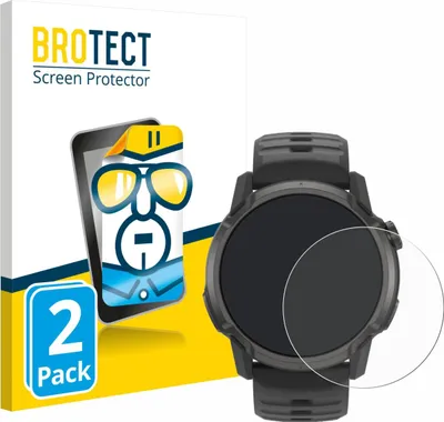 Produktbild von 2x Für Coros Apex 4 (42 mm) Schutzfolie BROTECT Displayschutz Display Schutz Folie Klar Transparent