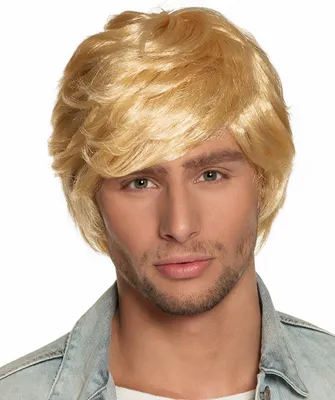 Produktbild von Boland 86399 Erwachsenenperücke Tyler, One Size, Karnevalskostüm-Perücke, Erwachsener, Männlich, Polyester, Blond, 187 g