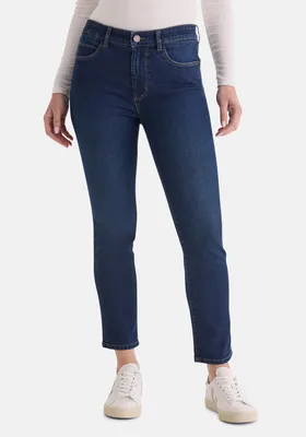 Produktbild von Stooker Women MILANO DENIM Damen 5-Pocket-Jeans Magic Shape Fit 46 (Länge 30) mid blue