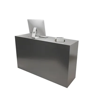 Produktbild von Bartheke, Kassentheke, Edelstahl-Bartheke, Metall-Bartheke, minimalistische Metall-Bartheke120*50cm/BuXiuGangBT120/