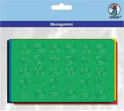 Produktbild von URSUS Moosgummi Zahlen