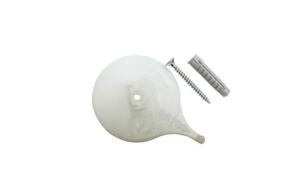 Produktbild von Gardinia Deckenträger für Alu-Vorhangschiene weiß, 2-läufig, 2 Stück