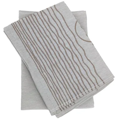 Produktbild von Set aus 2 Küchentüchern aus Leinen, 50 x 70 cm, in Braun