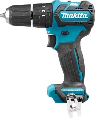 Zdjęcie produktu dla Makita HP332DZJ, Wiertarka pistoletowa, Zamek centralny, Czarny, Niebieski, 1 cm, 1500 RPM, 2,8 cm
